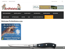 Tablet Screenshot of knifeista.com